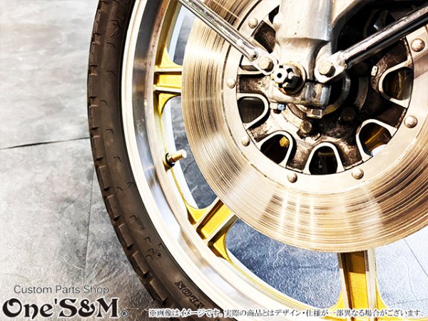 画像6: 真鍮 エアバルブキャップ 2個セット 旧車などに (6)