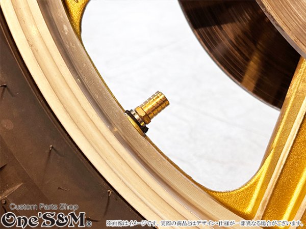 画像7: 真鍮 エアバルブキャップ 2個セット 旧車などに (7)