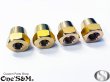画像2: Z2ミラー ZII Z2 タイプ 真鍮ナット 正ネジ8mm 正ネジ10mm 対応 4個セット (2)