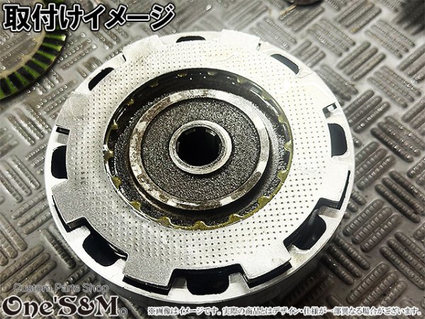 画像2: 88ccまでのボアアップ車対応 強化クラッチプレート フリクションプレート セット (2)