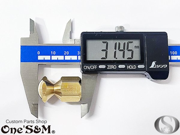 画像3: 真鍮ファッションナットM12 P1.25 ２個セット (3)