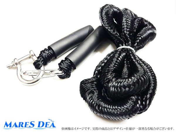 画像4: 係船 係留ロープ バンジードックライン ボート ジェットスキー　通常時-最長 200cm-380cm (4)