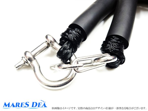 画像5: 係船 係留ロープ バンジードックライン ボート ジェットスキー　通常時-最長 200cm-380cm (5)