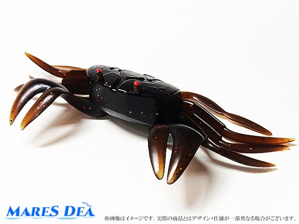 画像2: 高耐久 ソフトカニ疑似餌 ５個セット 17g (2)