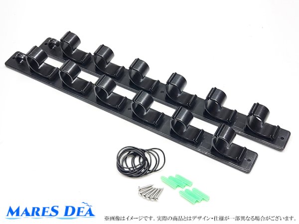 画像1: 竿置き ブラック ロッドホルダー (1)