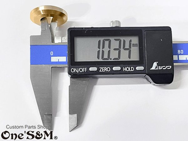 画像10: 送料込み 真鍮ファッションナット M10 P1.25 2個セット 荷掛けナット リアサスペンションナット (10)