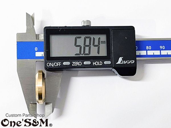 画像9: 送料込み 真鍮ファッションナット M10 P1.25 2個セット 荷掛けナット リアサスペンションナット (9)