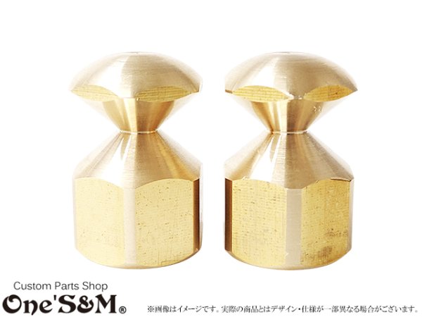 画像5: 送料込み 真鍮ファッションナット M12 P1.25 2個セット 荷掛けナット リアサスペンションナット (5)