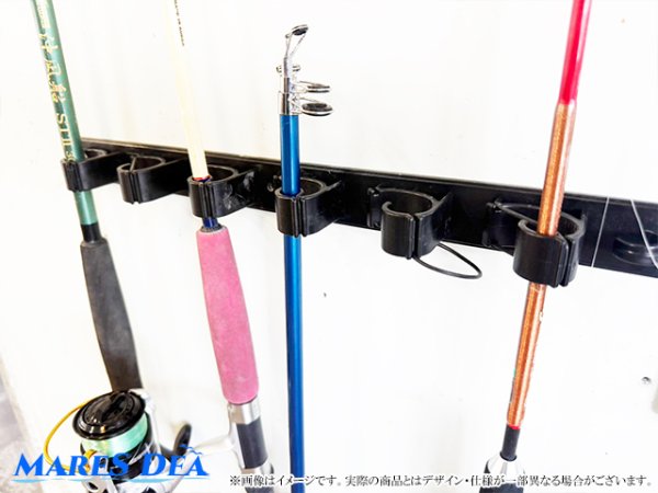 画像6: 竿置き ブラック ロッドホルダー (6)