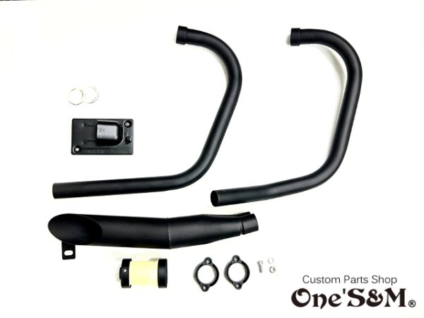画像2: 吸込み ワンズ管 GS400 吸込みハス斬り メッキ orブラック　選択可能 (2)