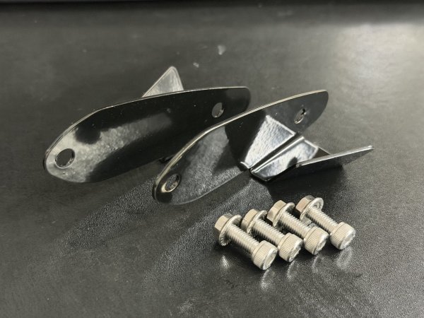 画像1: 垂れ落ち防止 ミラーステーセット ビタローニミラーロケットカウル用 (1)
