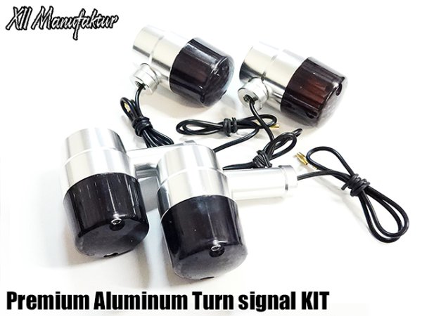 画像15: 送料無料 XII Manufaktur Series CNC アルミ削り出し プレミアム ウインカー ウインカーリレー付き ヨーロピアンウインカー 旧車 ウインカー (15)