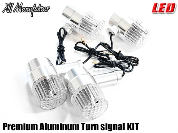 画像21: 送料無料 XII Manufaktur Series CNC アルミ削り出し プレミアム ウインカー ウインカーリレー付き ヨーロピアンウインカー 旧車 ウインカー (21)