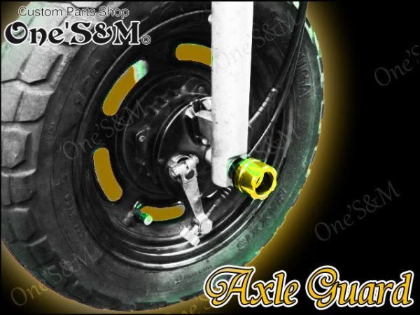 画像20: 送料無料 アルミ アルマイト アクスルガード アクスルスライダー 2個セット (20)