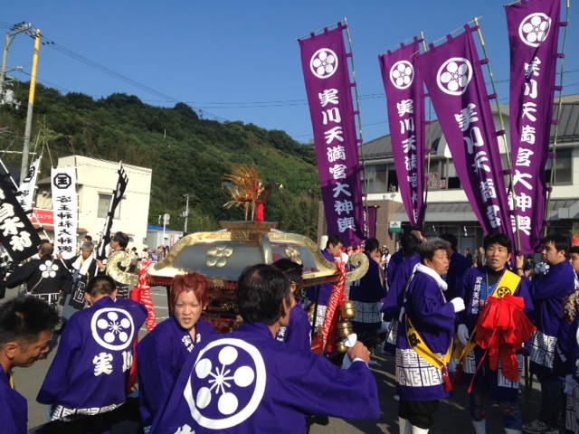 人生初の神輿祭り