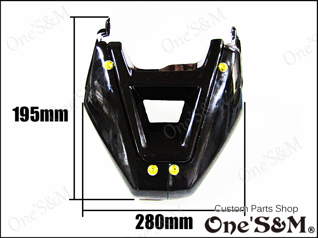 エアロダクト付き アンダーカウル モンキー125 専用 JB02 仮組み済み