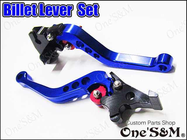 Kawasaki CNCアルミ削り出し ブレーキレバー クラッチレバー ビレット