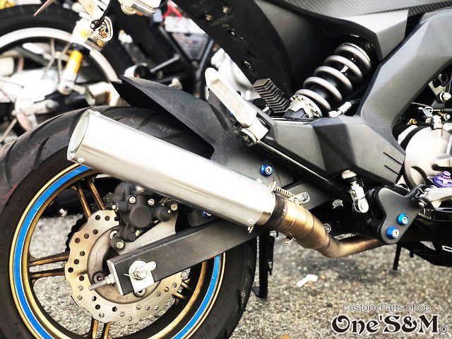 Z125PRO BR125H全車種対応 フルエキゾースト　レーシングマフラー