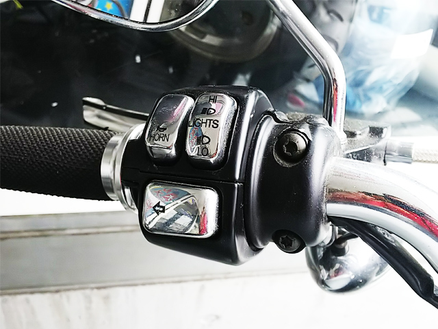 ハーレーダビッドソン メッキ スイッチ ボタン 左右6個セット Online Shopping One S M