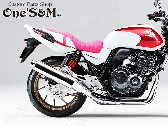 Cb400sf Nc39 Nc42用 タックロールシート レザーシート ホワイトｘピュアピンク Online Shopping One S M