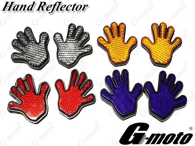 G Moto 手形リフレクター 反射板 左右セット Online Shopping One S M
