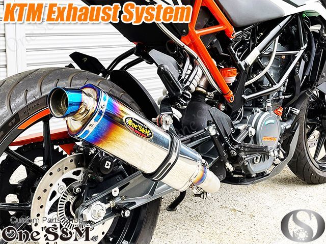 ワンズ管 スリップオンマフラーセット 六角デルタサイレンサー KTM