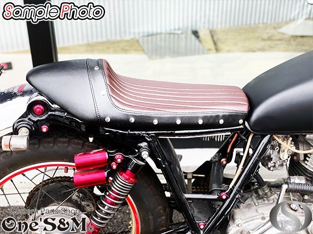 SR400 SR500 バーチカル カフェシート スタッド付き  W1-6BR