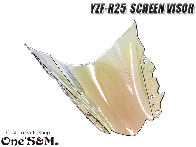 色々な yzf r25 スクリーン ミラー レインボー