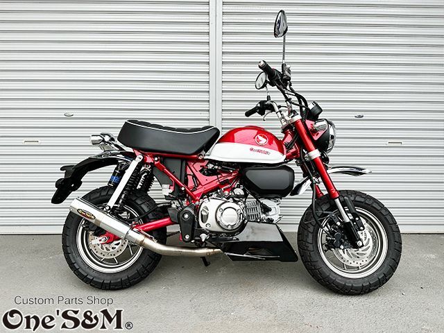 モンキー125 JB02用  フルエキゾーストマフラー ワンズ管SP