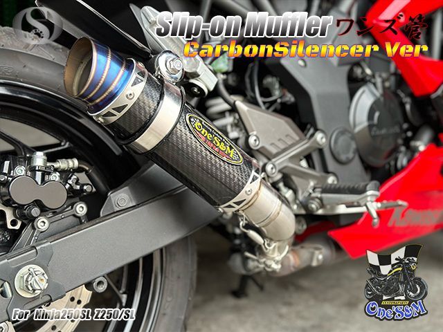 Ninja250SL Z250SL Z250 ニンジャ250SL 専用 スリップオンマフラー ...